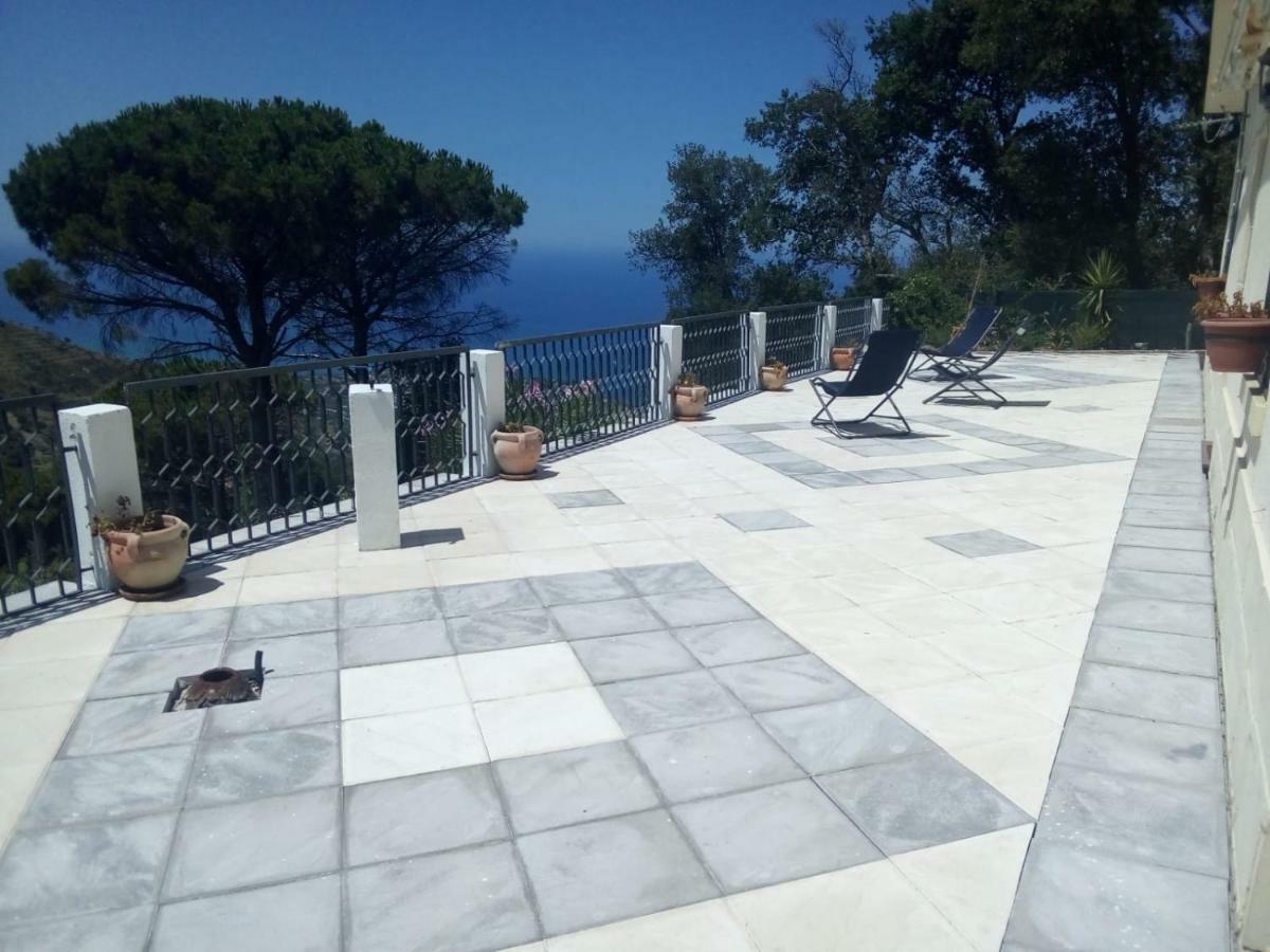 Incantevole villa con vista mozzafiato Cefalù Esterno foto